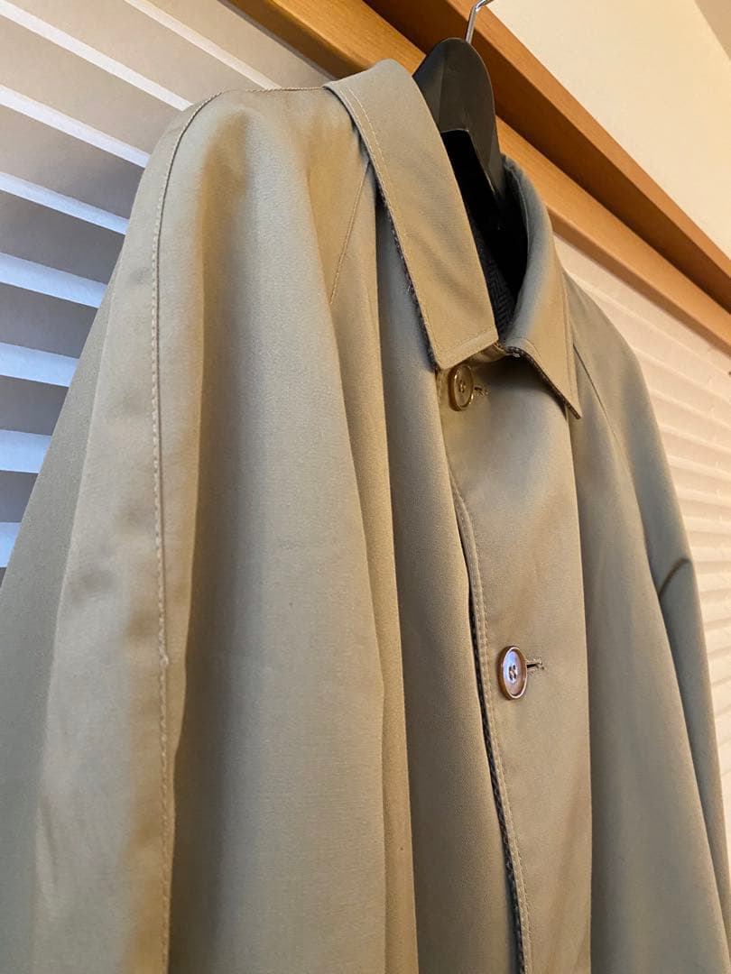 リバーシブル　バルカラーコート　ステンカラーコート