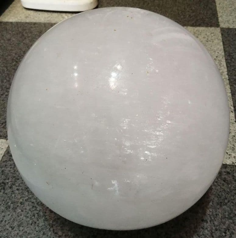 【超特大!!!】ホワイトカルサイト　丸玉　34kg