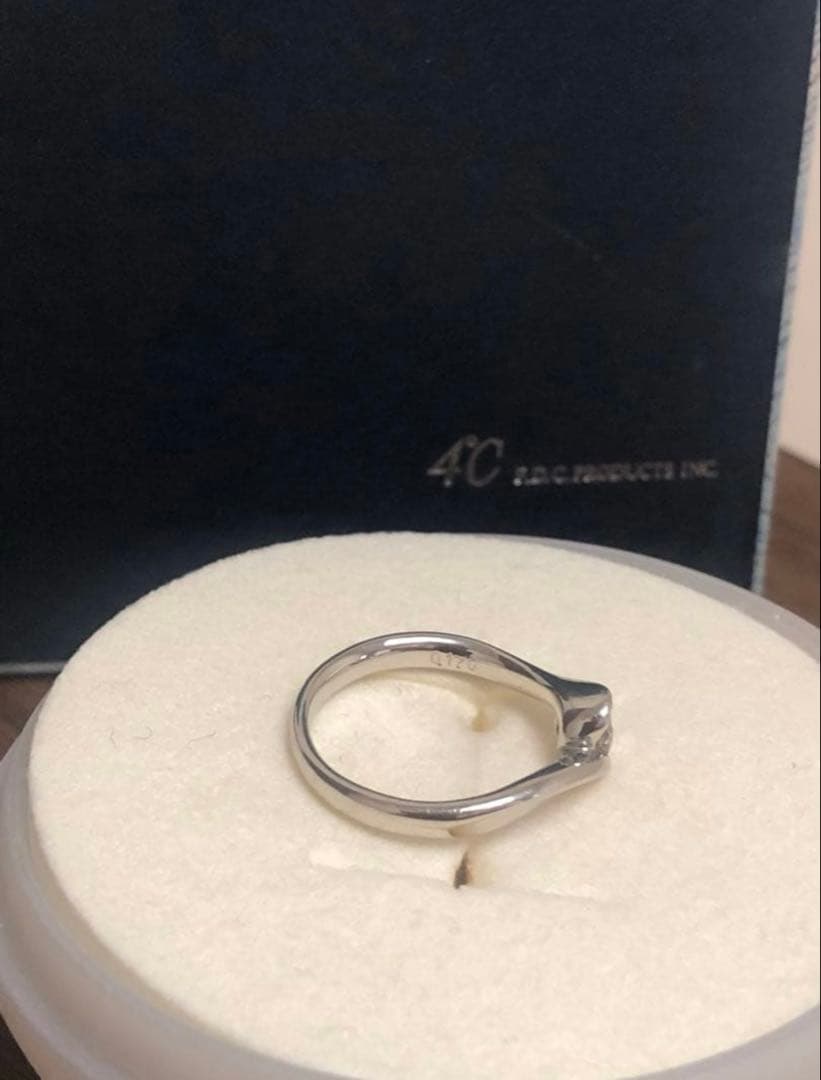 4℃ ヨンドシー　一粒ダイヤ 0.17ct Pt950 ダイヤモンドリング9号