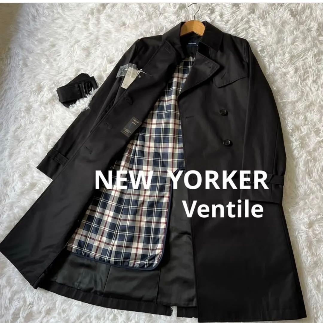 ☆新品☆ベンタイルforニューヨーカー　ライナー付きトレンチコート　ブラック