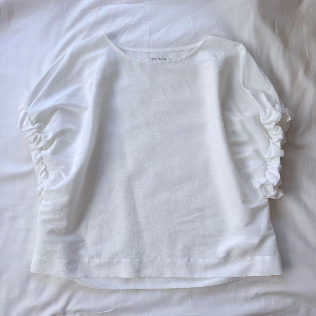 HOUSE OF LOTUS ハウスオブロータスホワイトブラウス半袖