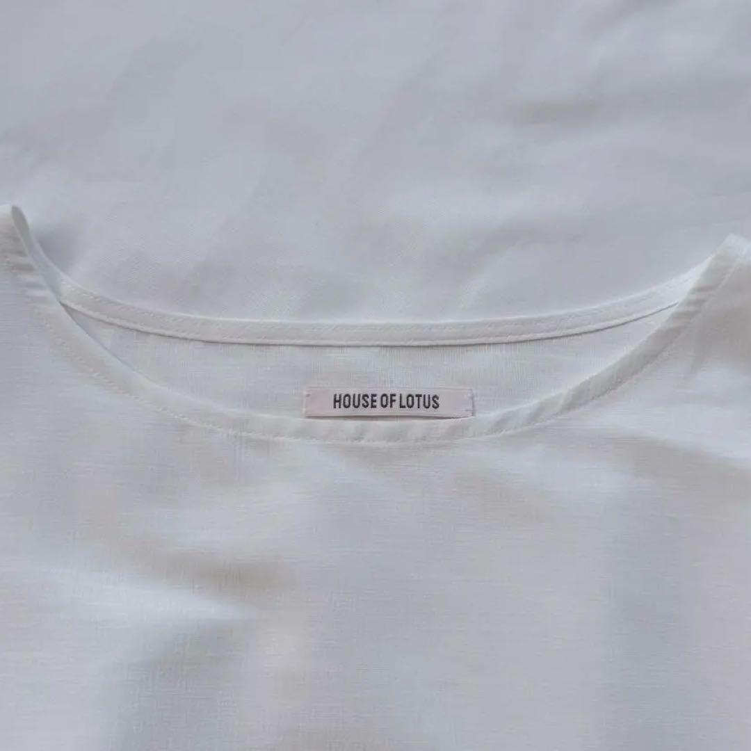 HOUSE OF LOTUS ハウスオブロータスホワイトブラウス半袖