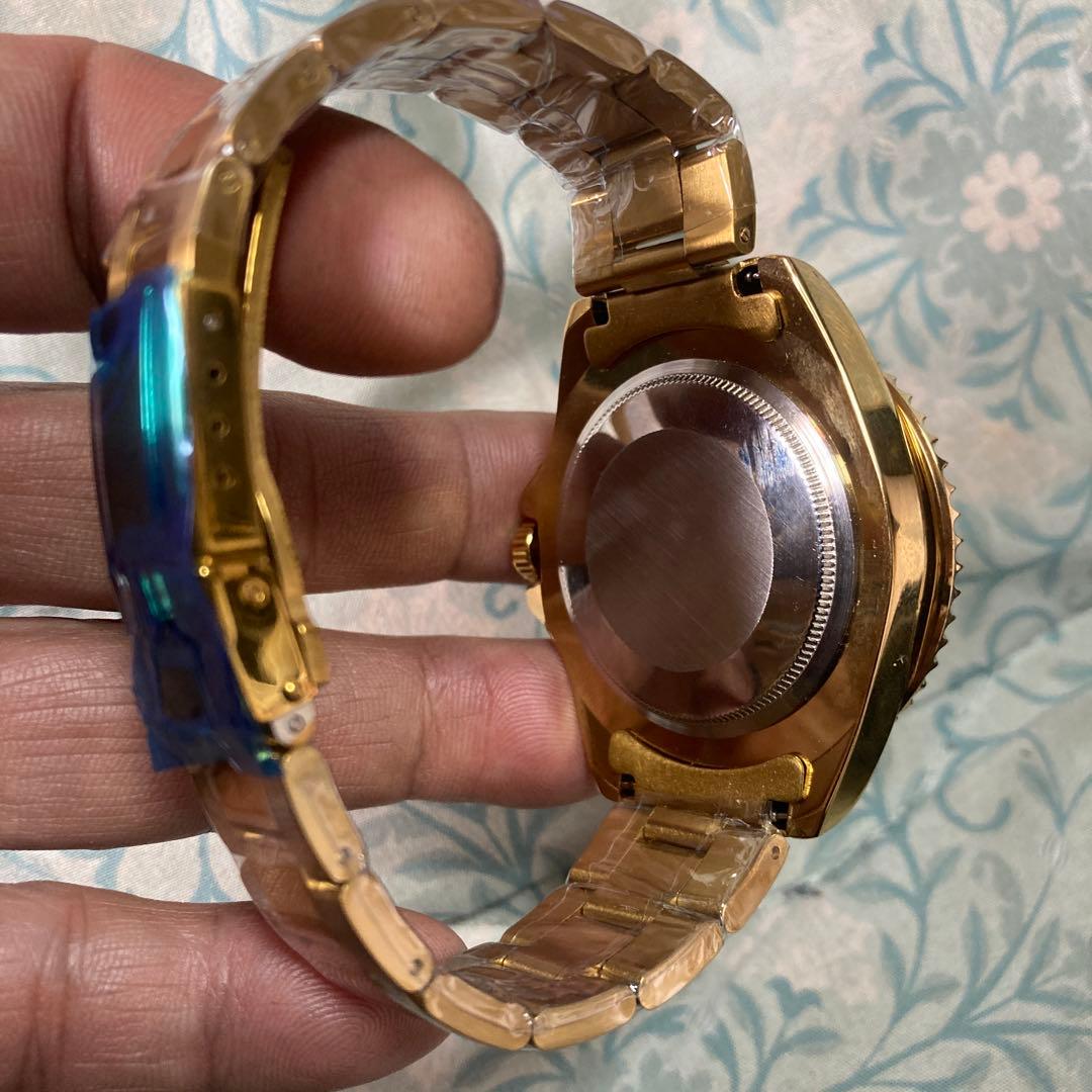 オマージュSUBMARINER 青ダイヤル 金メッキ