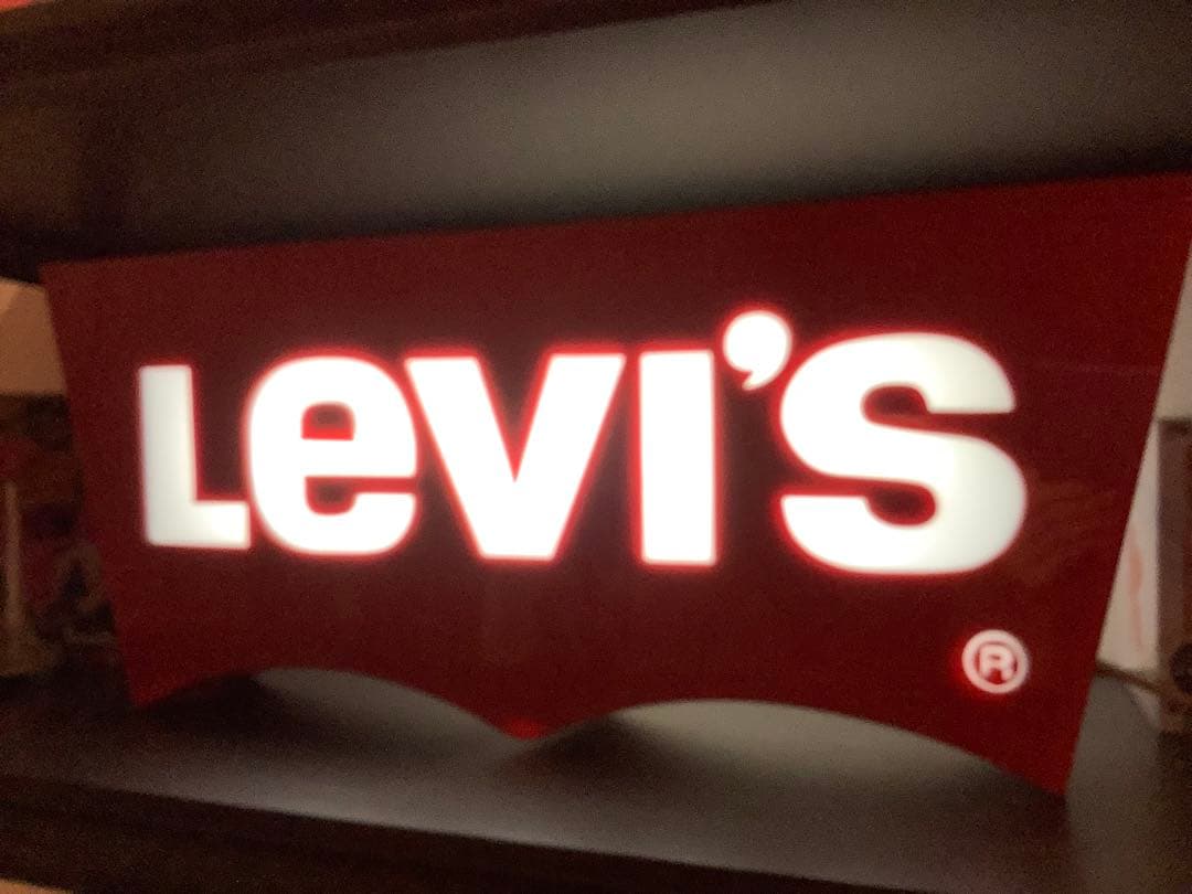Levi's 電飾 サインボート 看板 アンティーク ヴィンテージ
