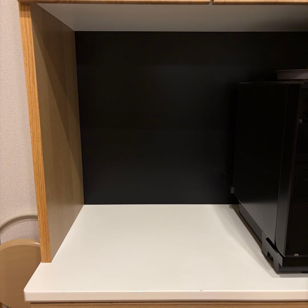 ※値下げ【美品】カップボード1050mmナチュラル北欧風　送料込み