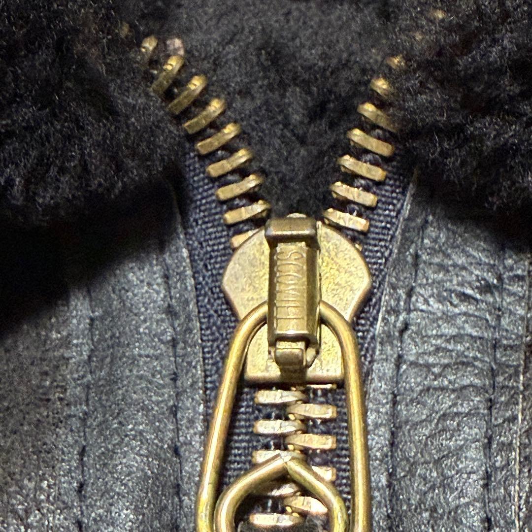 AVIREX アヴィレックス B-3 ムートンフライトジャケット ブラック 36