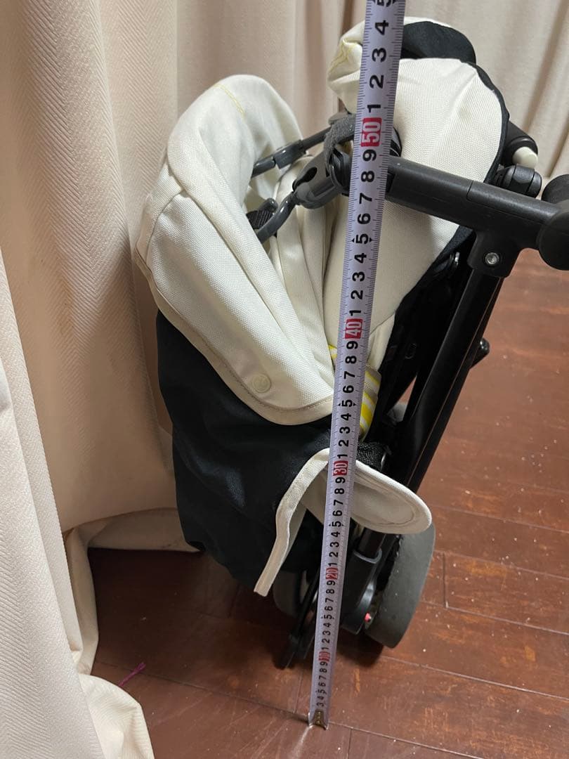 cybex ホワイト折りたたみベビーカー