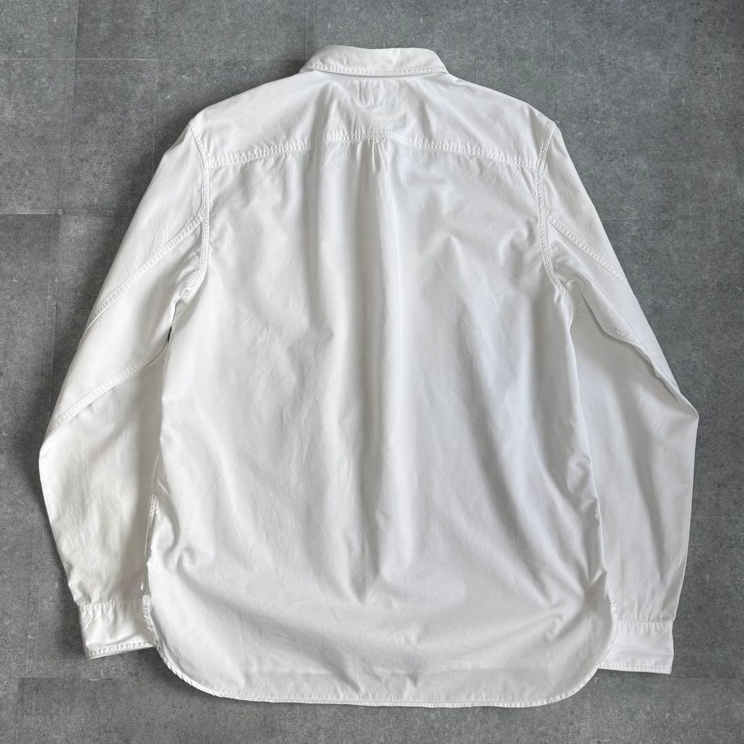 【美品】RRL ダブルアールエル ワークシャツ M ホワイト 40sスタイル