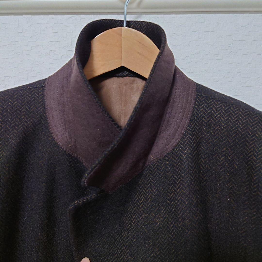 Made in England　チェスターコート　ダークブラウン　カシミア100