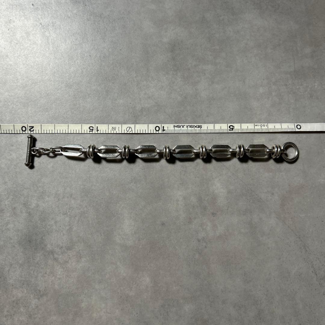 【NA】ヴィンテージ チェーン ブレスレット シルバー925 シェーヌダンクル型