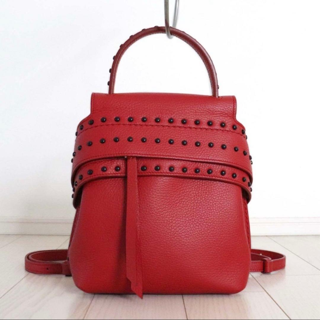 専用出品です。⭐︎美品 TOD’S トッズ ウェーブ スタッズ レザー 3WAY