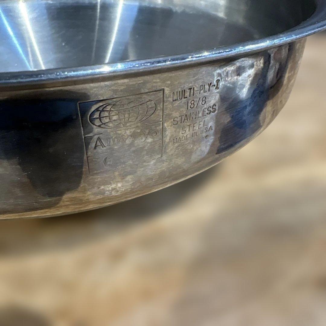 アムウェイクィーンクックウェア ウォック ステンレス中華鍋 両手鍋 Amway