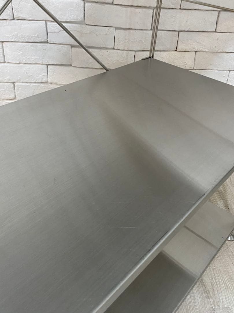 【東京都内23区配送無料】無印　ステンレスユニット　メタルラック　棚　陳列　収納