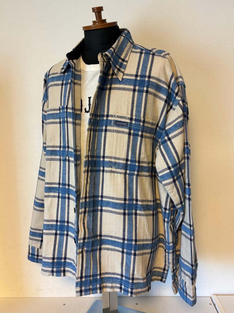 ナイジェルケーボン/ネルシャツ/ジャケット/チェック/ビンテージ/イングランド製