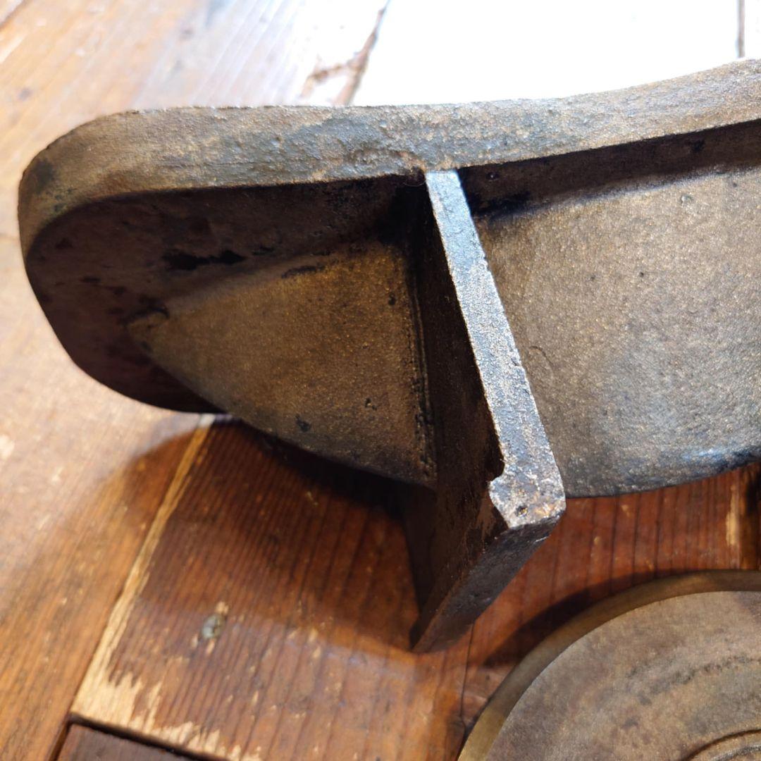 ️薬研 やげん ヤゲン 昭和レトロ 古民具 蔵出し品 当時品 鋳鉄 鉄製 ②
