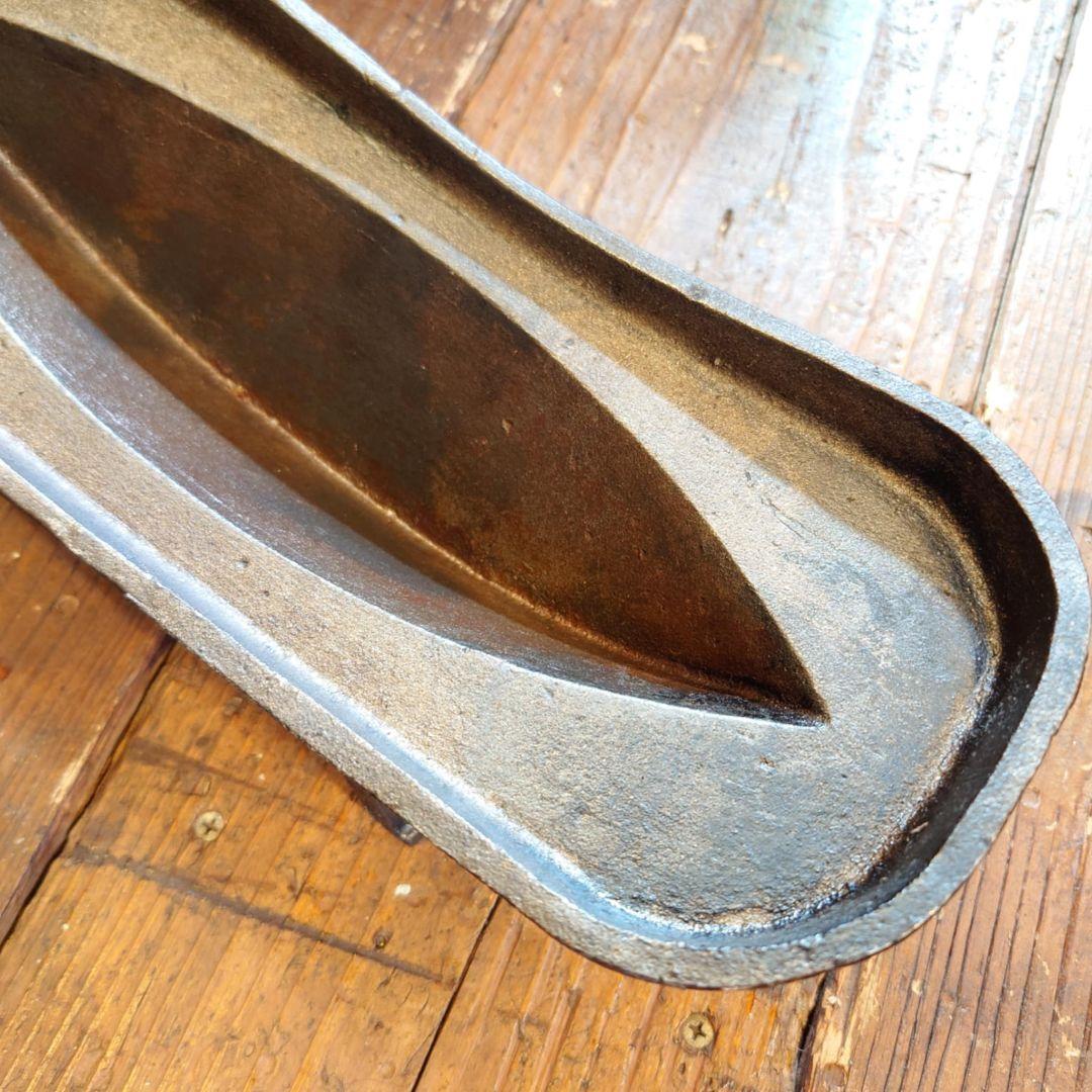 ️薬研 やげん ヤゲン 昭和レトロ 古民具 蔵出し品 当時品 鋳鉄 鉄製 ②