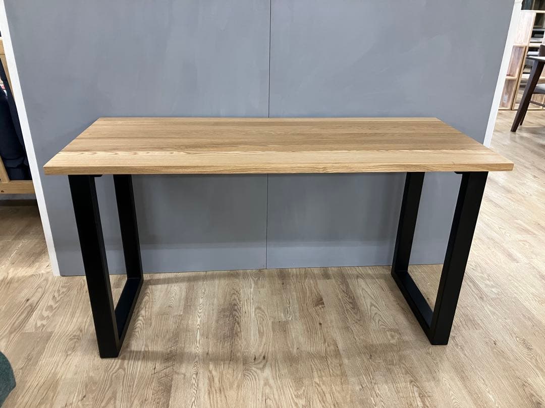 オーク無垢材テーブル　カスタム　新品