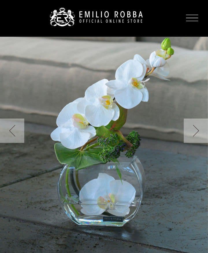 【美品】エミリオロバ　EMILIO ROBBA　胡蝶蘭 アレンジメント