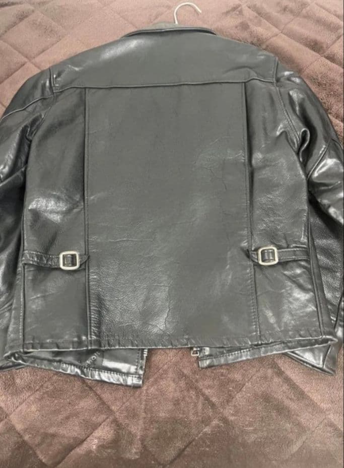 schott 659 レザー　ライダース ブラック　シングル　36