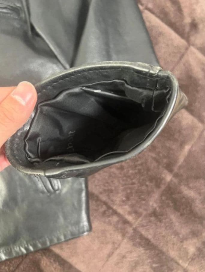 schott 659 レザー　ライダース ブラック　シングル　36