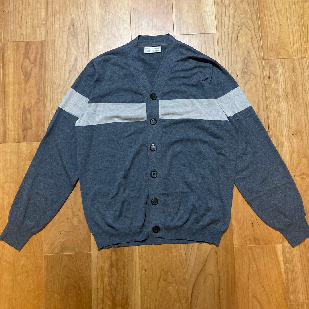 ブルネロクチネリ　コットンカーディガン