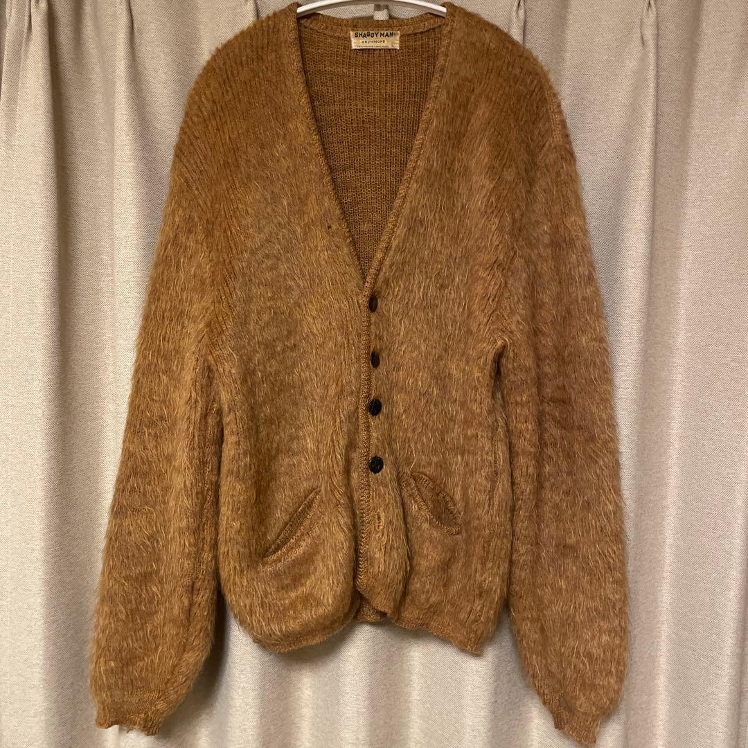 60sVINTAGE SHAGGY MAN DRUMMOND カーディガン L
