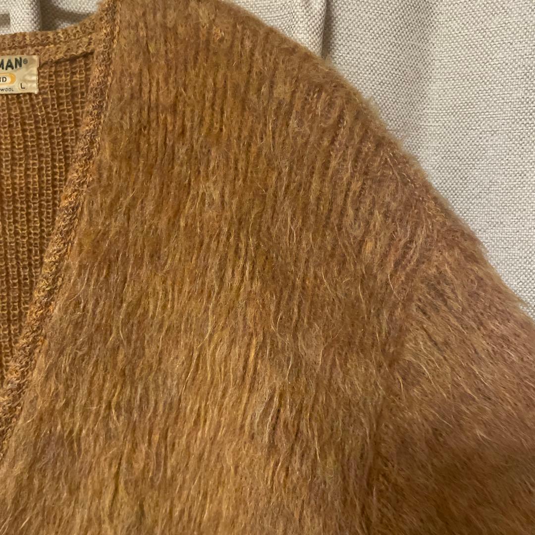 60sVINTAGE SHAGGY MAN DRUMMOND カーディガン L