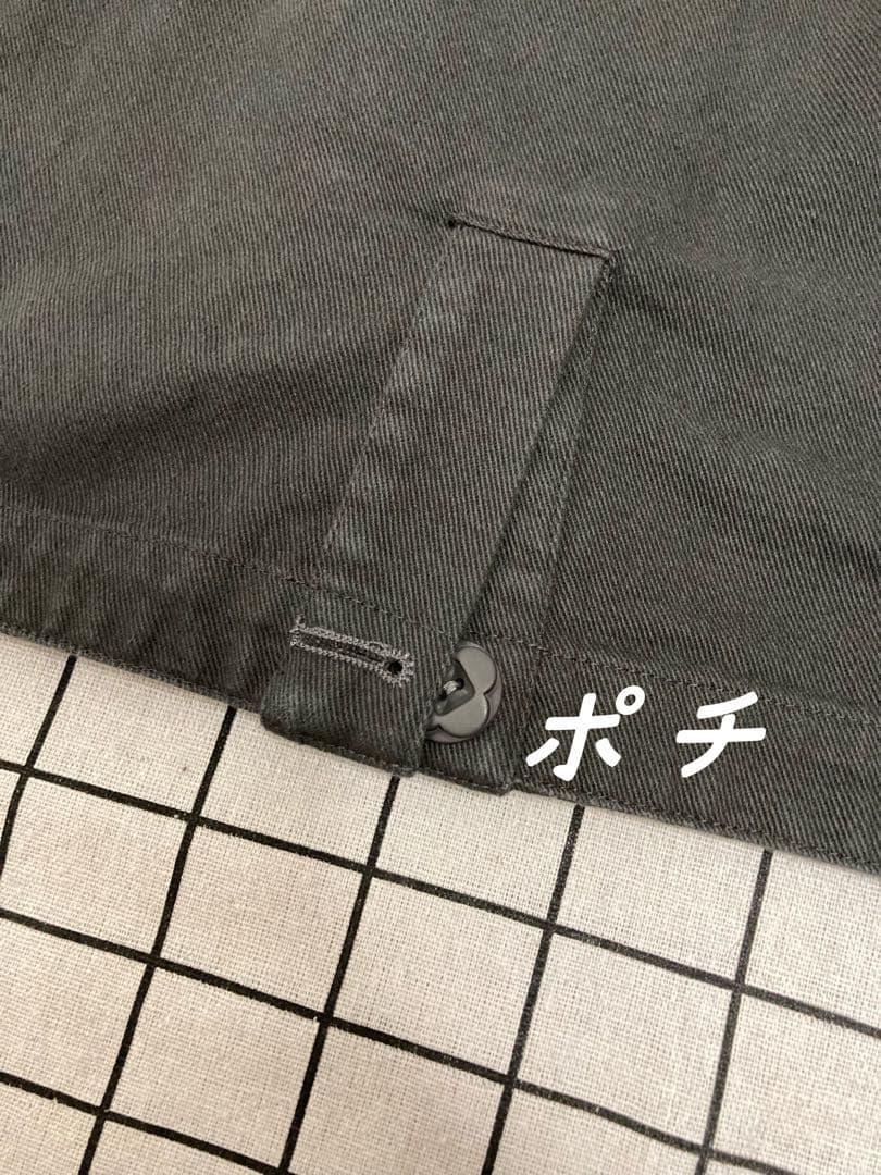 Coyseio フード付き黒フレア袖ジャケット