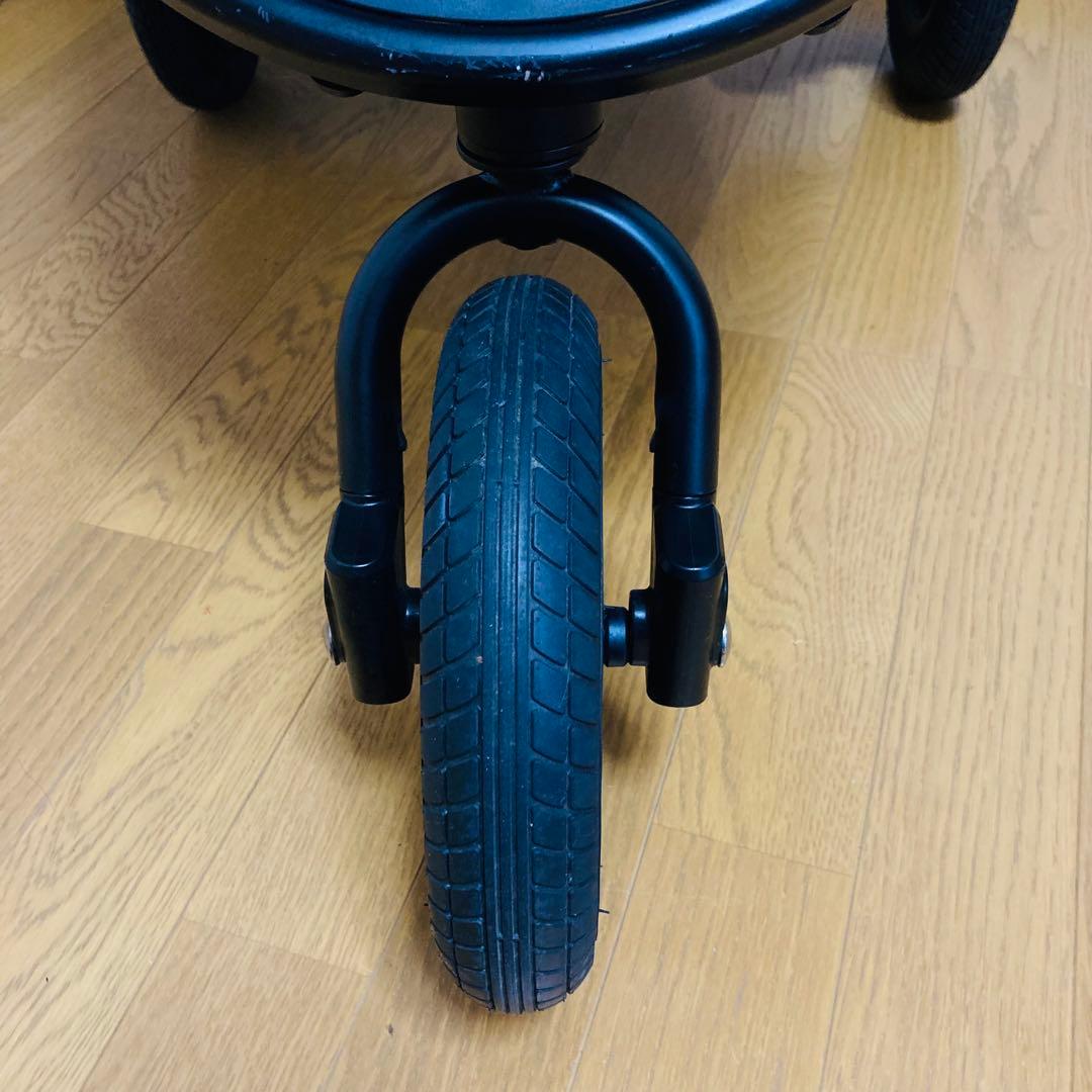 美品高品質アップリカAB型3輪ベビーカー　スムーヴプレミアム　ノーパンクタイヤ