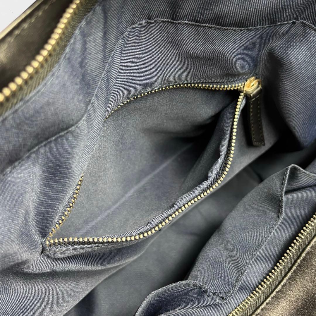 グリーンレーベルリラクシング トートバッグ レザー ブラック A4 ビジネス