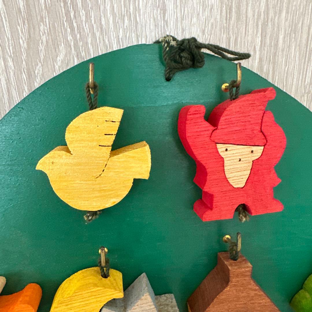 ハンドメイド作品　組み木　木製クリスマスツリーオーナメント