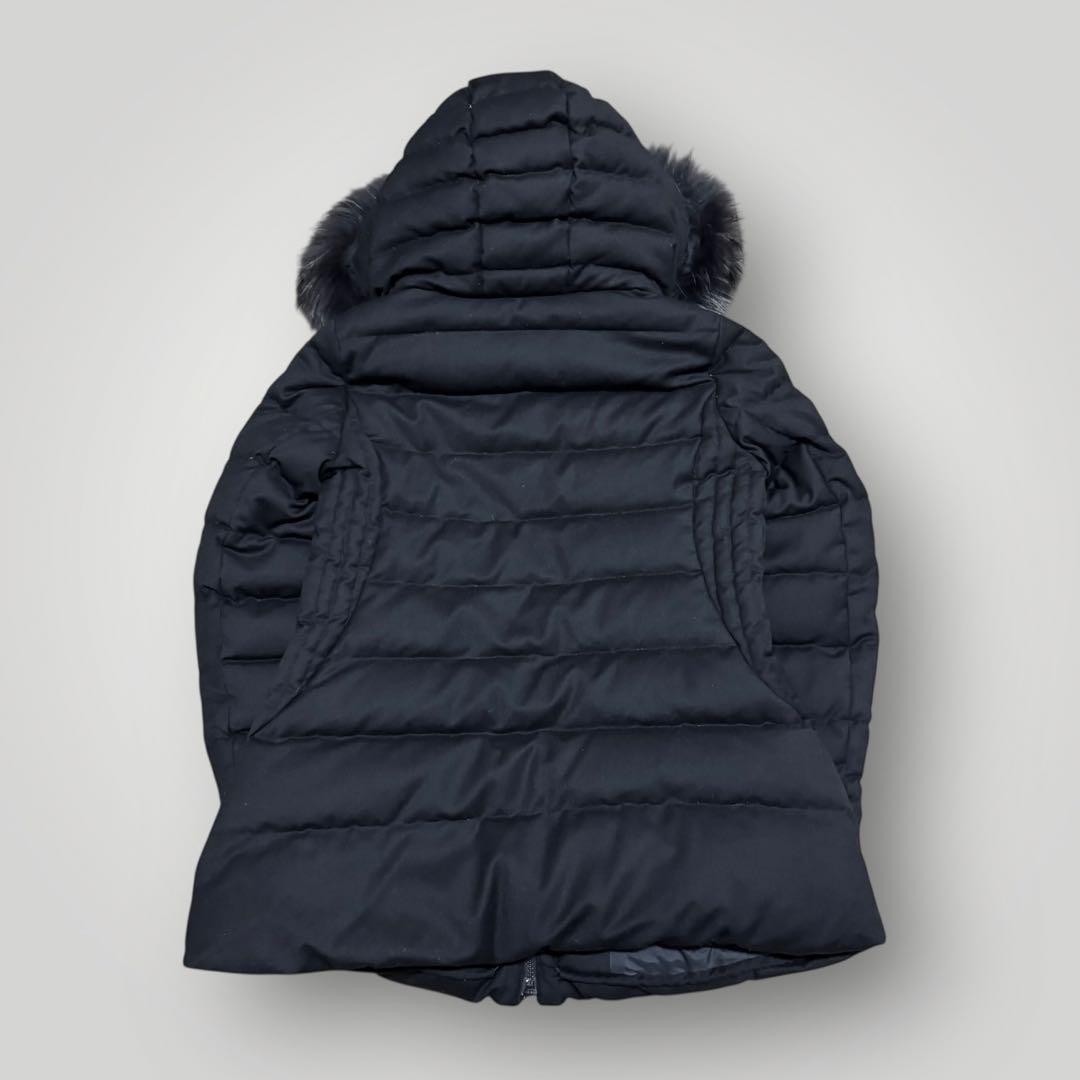 22AW・美品　TATRAS KOSAVA ファー付　ダウンジャケット　ブラック