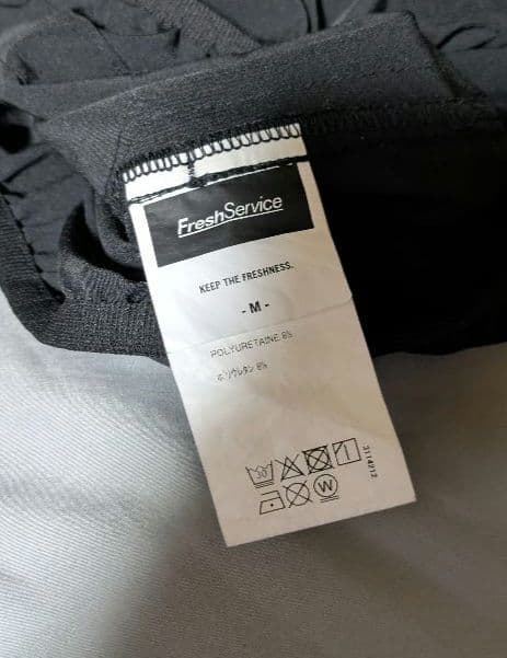 FreshService UTILITY PACKABLE SUIT　黒　M