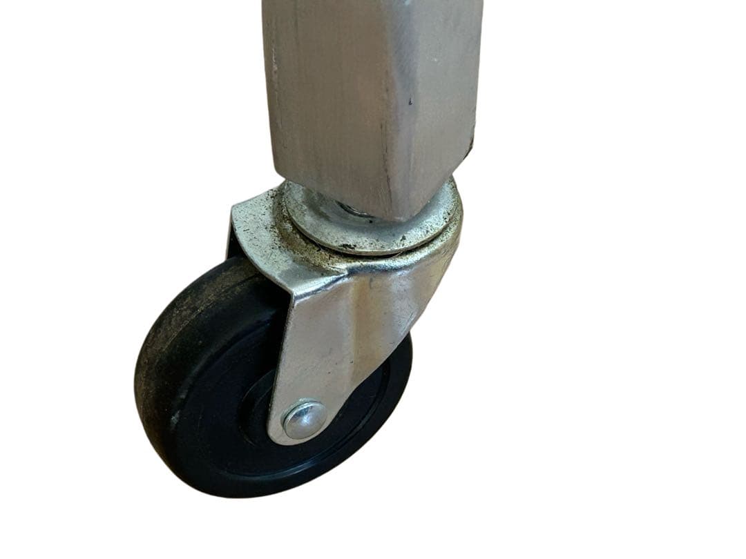 80s ビンテージ アンティーク アルミ ハンガーラック 店舗什器 アメリカ