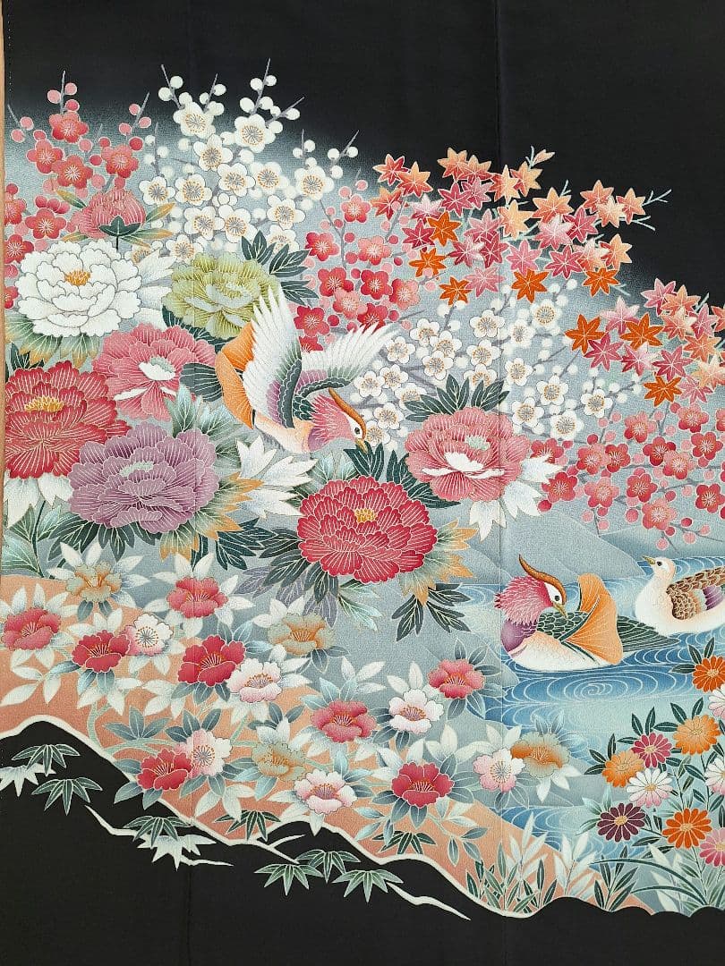 着物リメイクワンピース3627