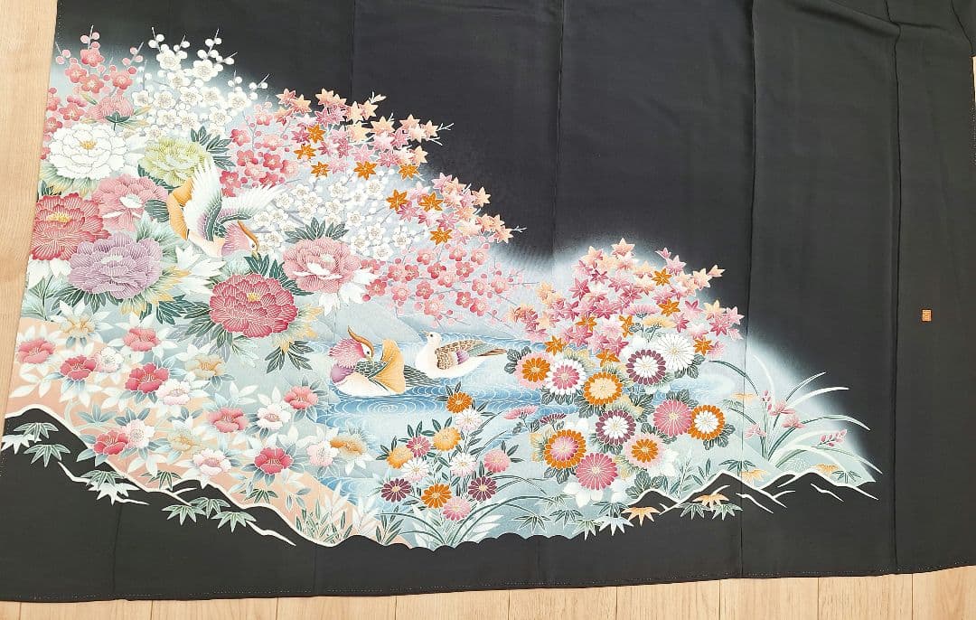 着物リメイクワンピース3627