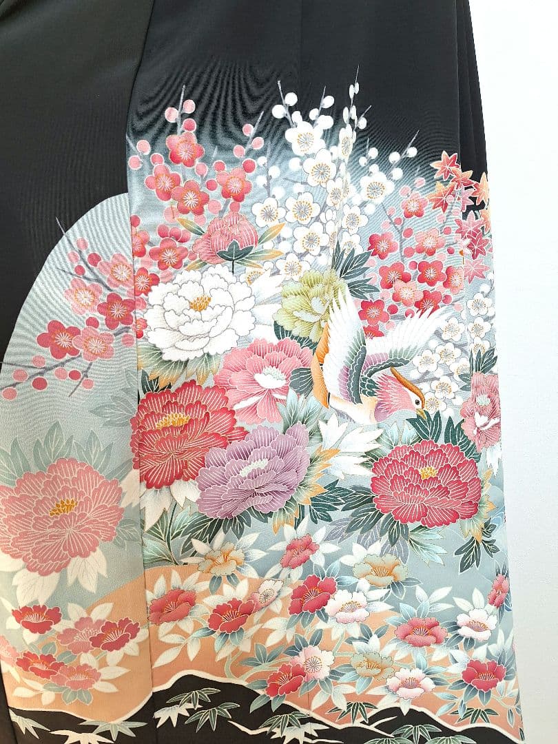 着物リメイクワンピース3627