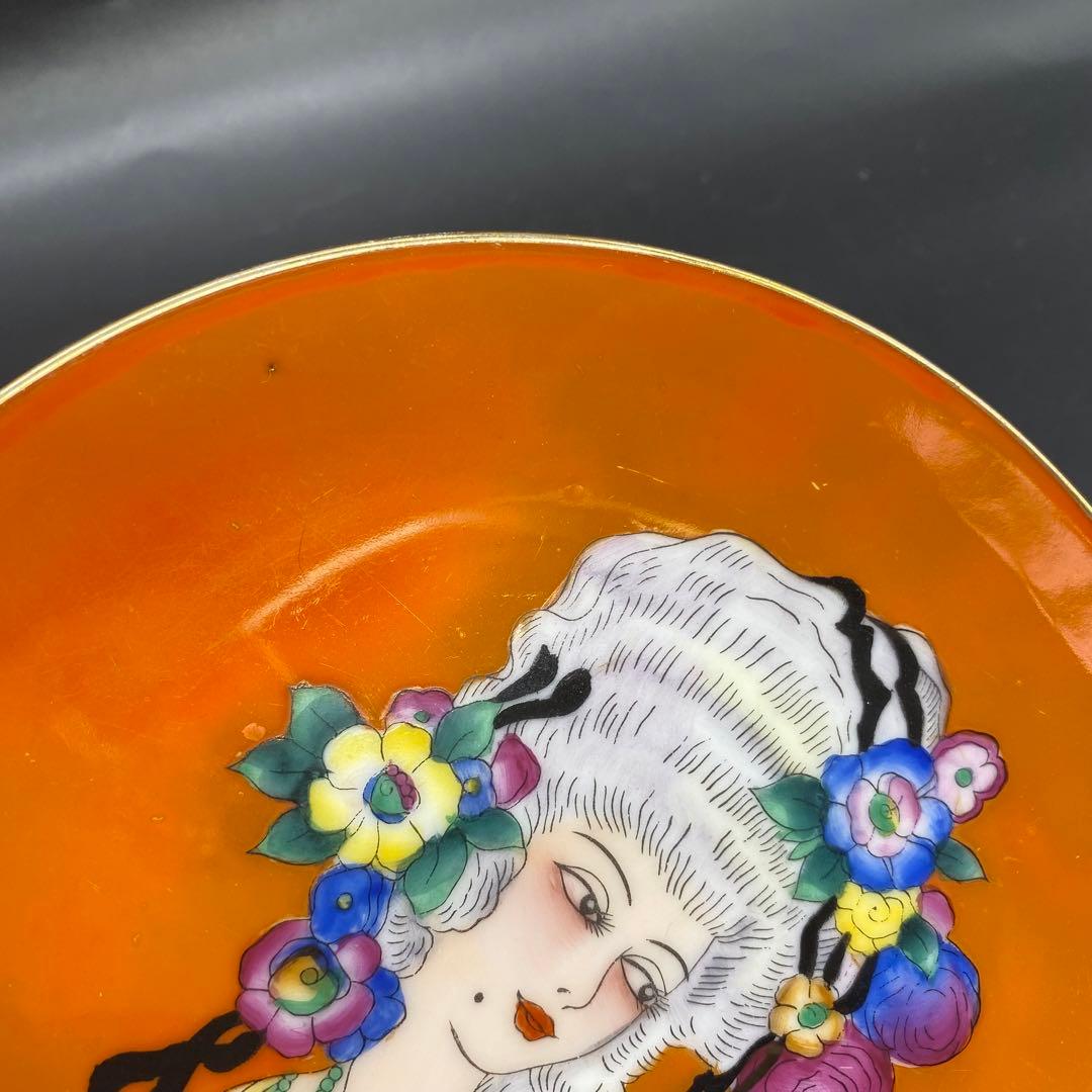 オールドノリタケ　ノリタケ　アールデコ　ポンパドール婦人　プレート　デコレディ