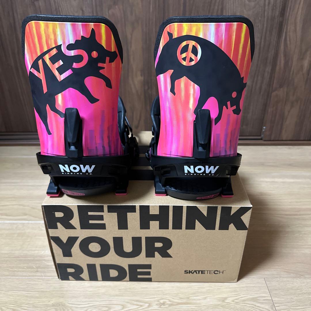 スノーボード 23-24 NOW BINDING YES COLLAB