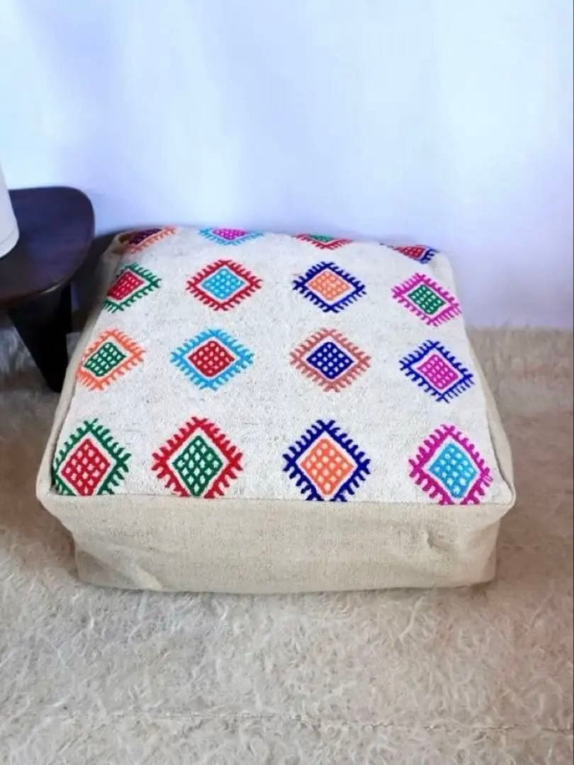 トルコ直輸入　オールドキリムプフ　ヴィンテージラグ　クッションカバー