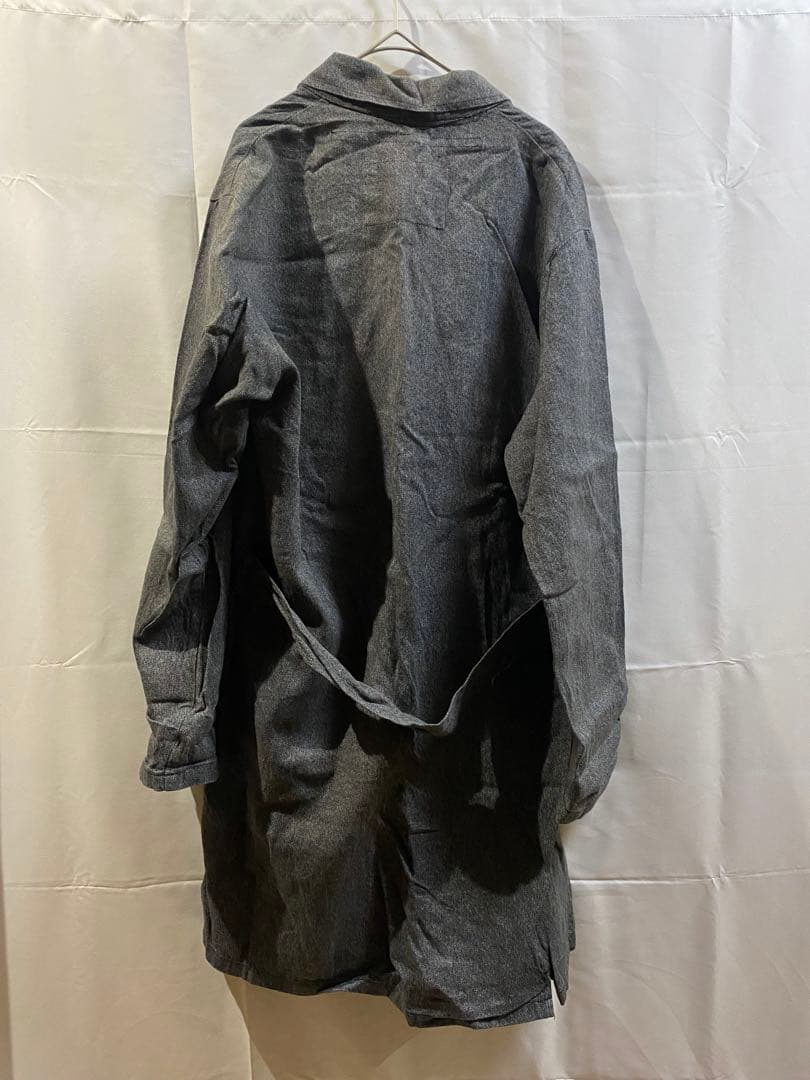 christian peau ブラックシャンブレー コート クリスチャンポー