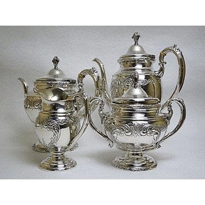 アンティーク ポットサービス４ピースセットOld Master