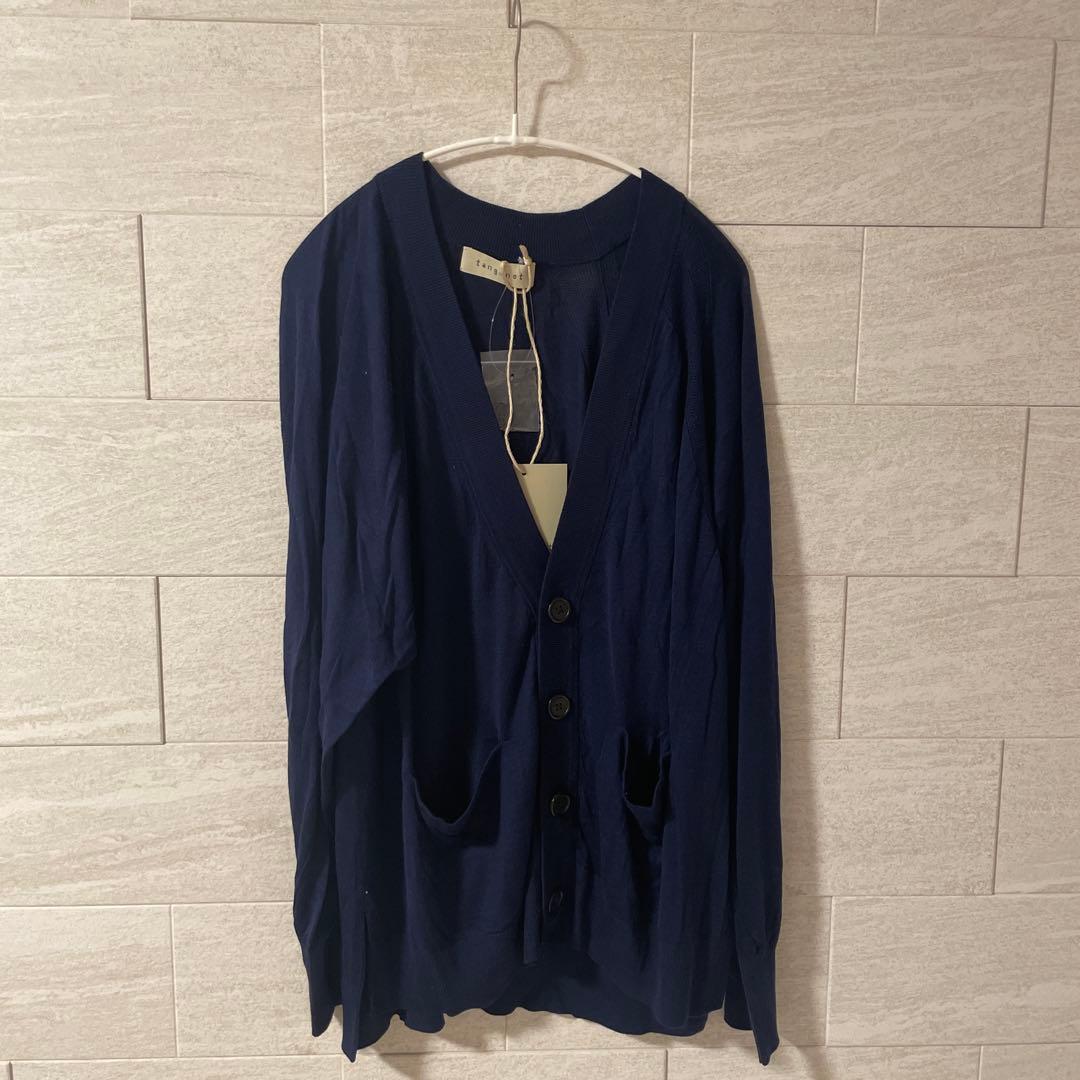 31日まで限定　未使用品tangenet/ silk knit Cardigan