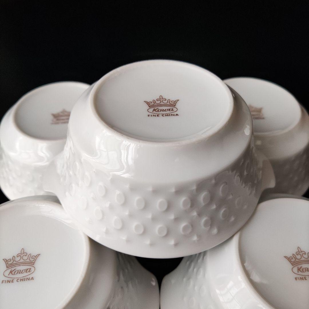 kowa fine china ホワイトシャルマン光和陶器 7種類24品