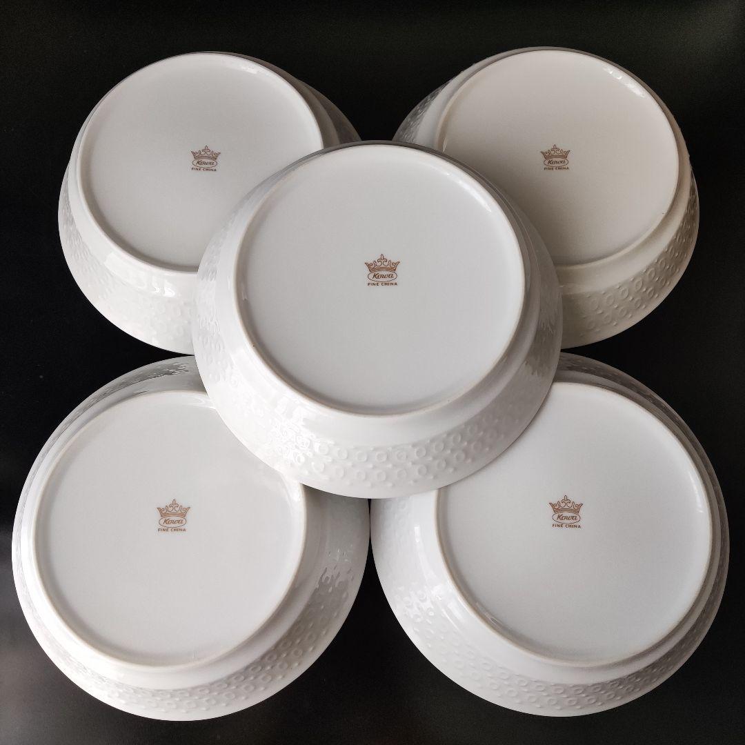 kowa fine china ホワイトシャルマン光和陶器 7種類24品