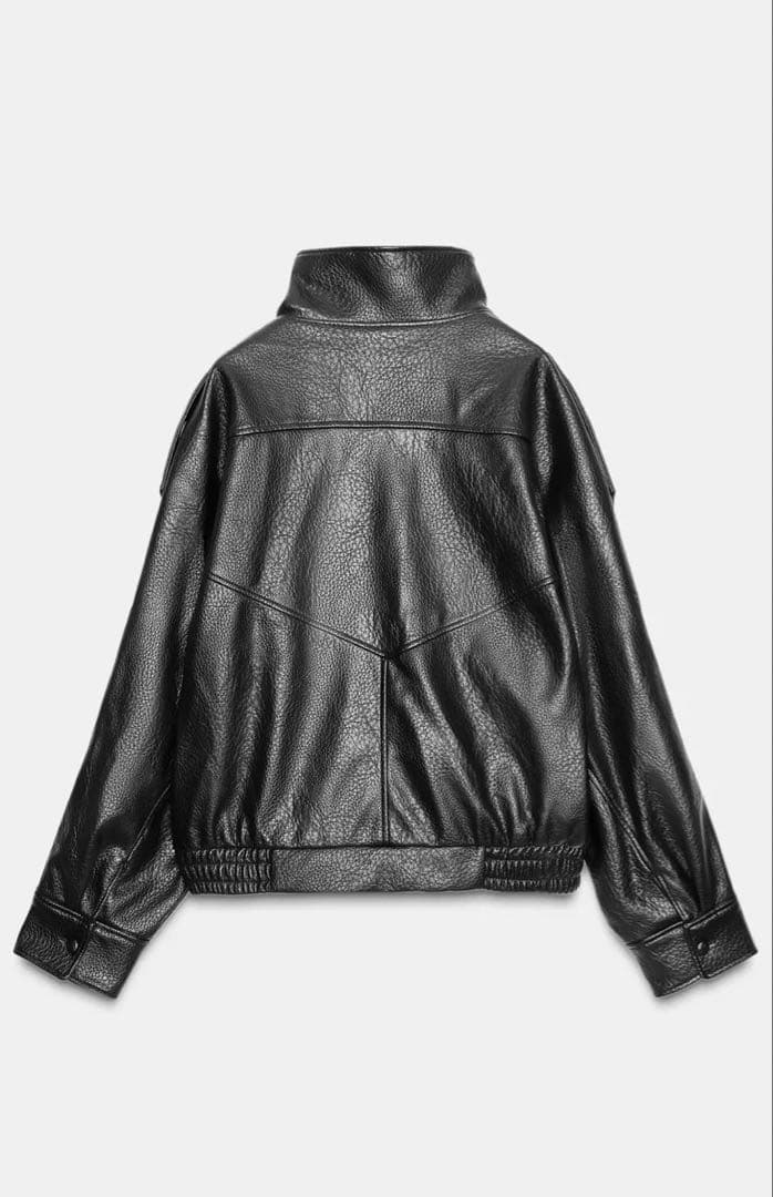 L限定 値下げ中 ZARA フェイクレザージャケット