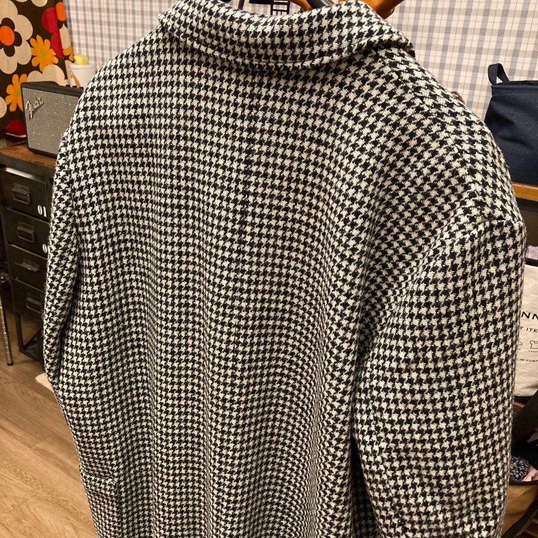 フランクリンアンドマーシャル　ハリスツイードオーバーコート　男女兼用ユニセックス