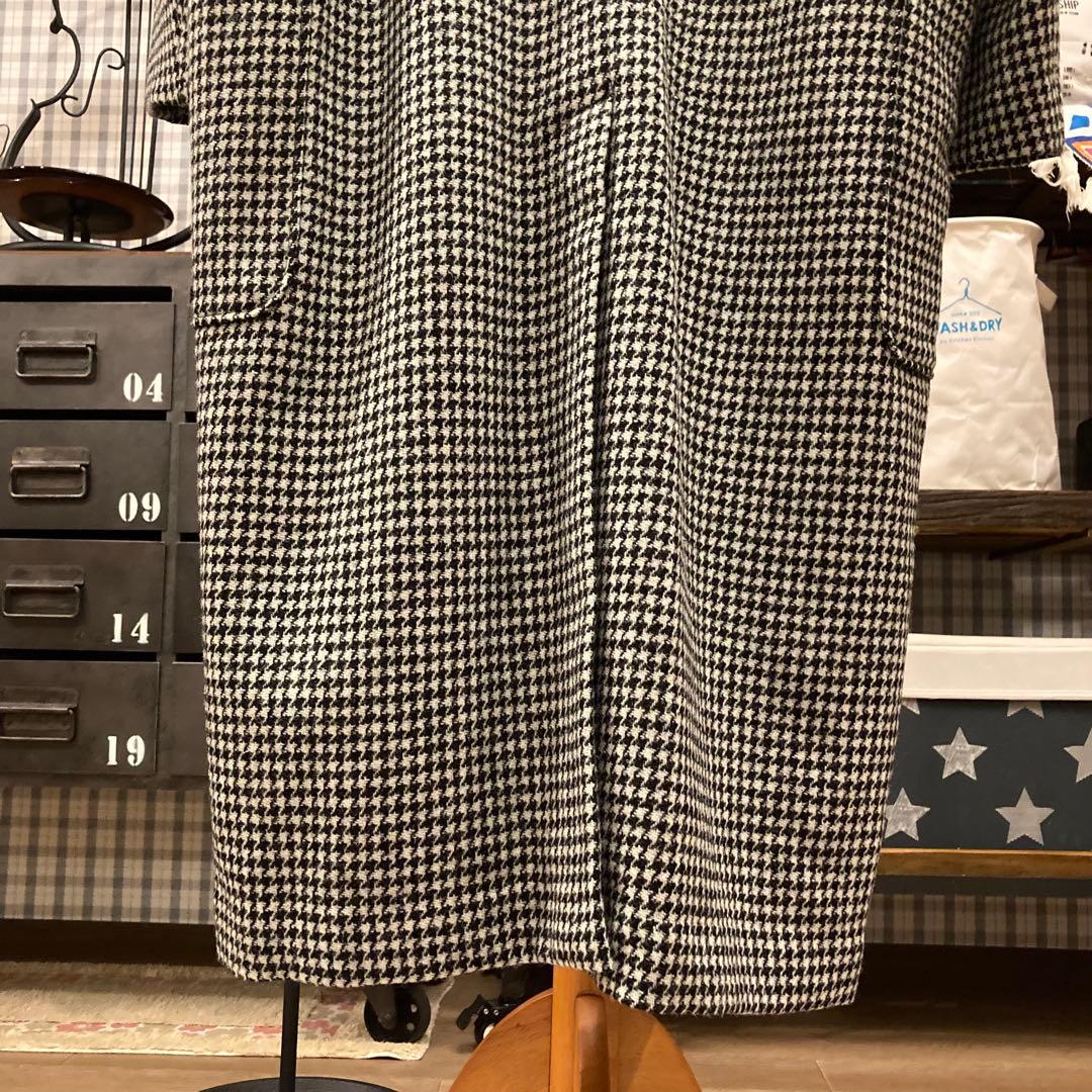 フランクリンアンドマーシャル　ハリスツイードオーバーコート　男女兼用ユニセックス