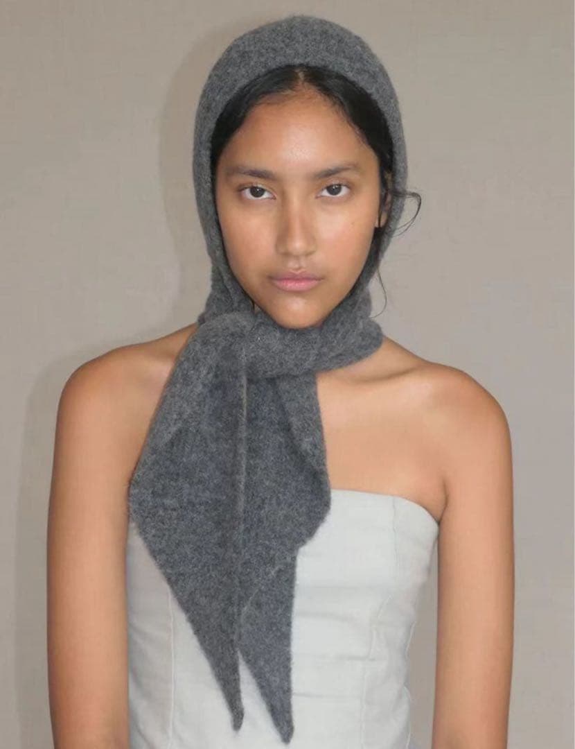 Paloma wool グレー フード付きマフラー