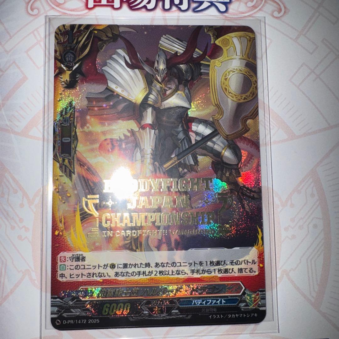 ヴァンガード バディファイト　迅雷騎士団　ハルバード・ドラゴン　日本一決定戦